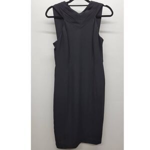 Vintage MS Claus Turtleneck Little Black Dress 10